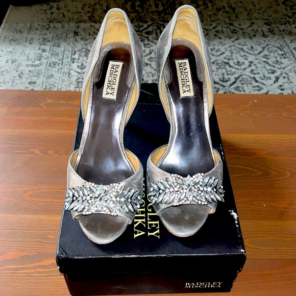 Badgley Mischka Nikki II heel pump shoes style#MP2554B Women’s size 8.5 - Picture 3 of 8